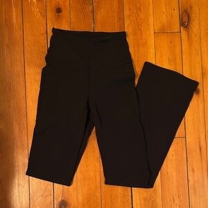 Lululemon Groove Nulu High Rise Flared Yoga Pant Regular Black 33”